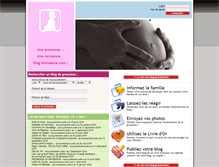 Tablet Screenshot of blog-grossesse.com